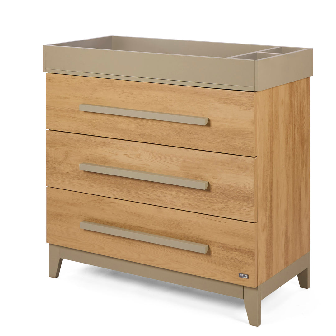 Tutti Bambini Hallee Chest Changer Sage & Golden Oak 3