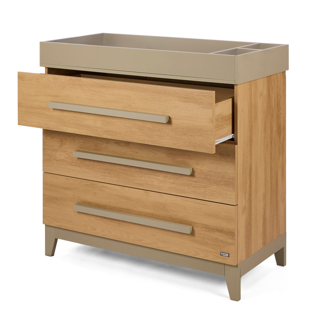 Tutti Bambini Hallee Chest Changer Sage & Golden Oak 4