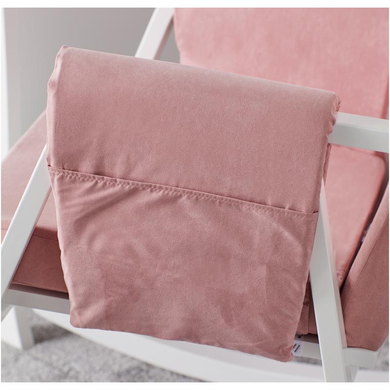 Ickle Bubba Dursley Rocking Chair, Blush Pink