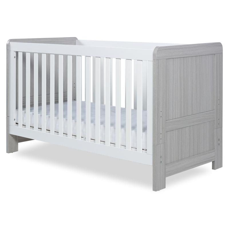 Ickle Bubba Pembrey 3 Piece Furniture Set, Ash Grey & White