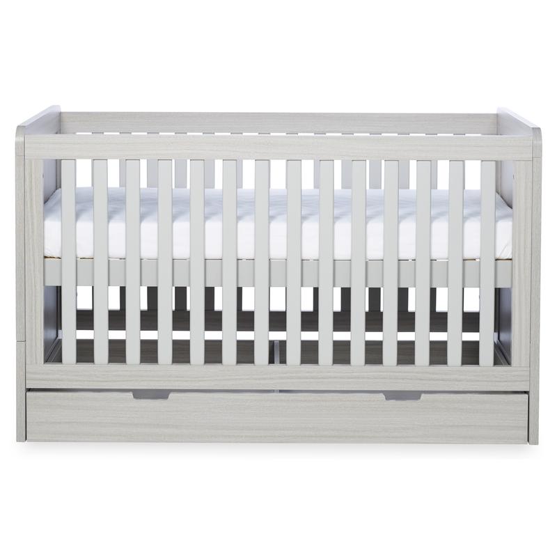 Ickle Bubba Pembrey 2 Piece Furniture Set, Under Drawer & Mattress, Ash Grey