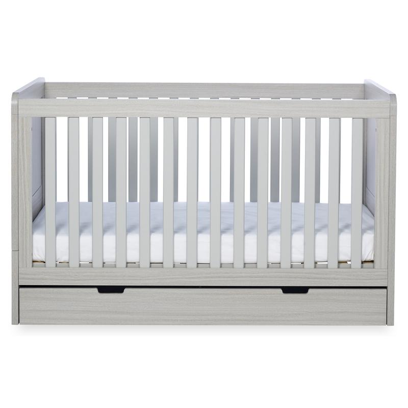 Ickle Bubba Pembrey 2 Piece Furniture Set, Under Drawer & Mattress, Ash Grey