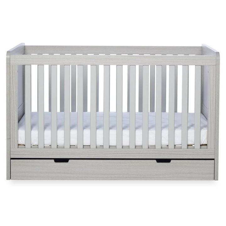 Ickle Bubba Pembrey 3 Piece Furniture Set, Under Drawer & Mattress, Ash Grey