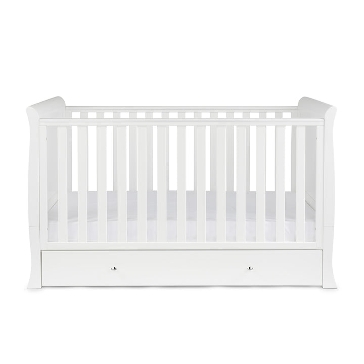 Ickle Bubba Snowdon Classic Sleigh Cot Bed, White