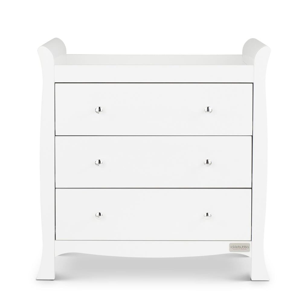 Ickle Bubba Snowdon 4 in 1 Mini 2 Piece Room Set with Mattress, White