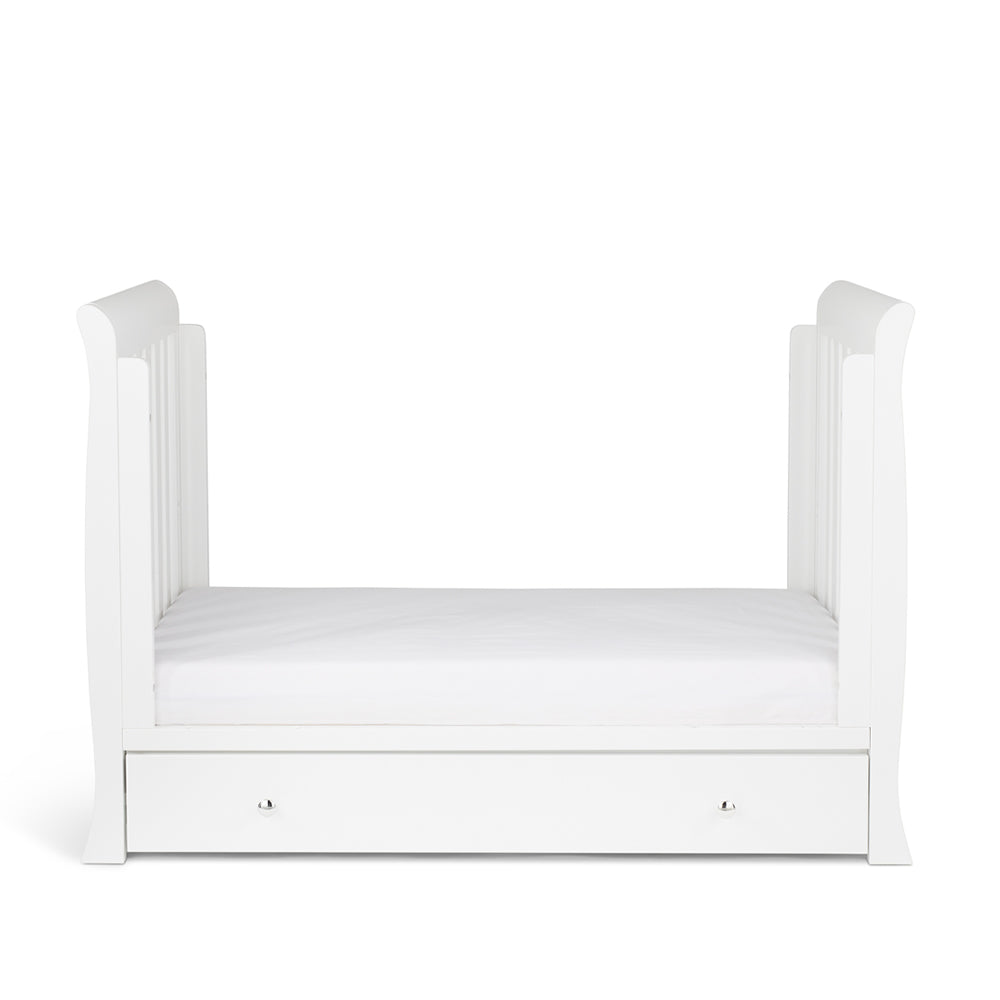 Ickle Bubba Snowdon 4 in 1 Mini 3 Piece Room Set with Mattress, White