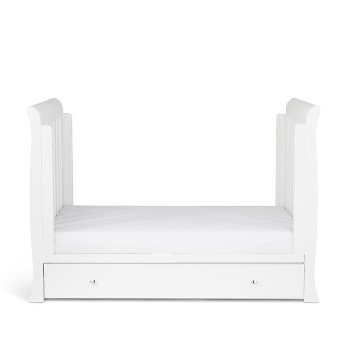 Ickle Bubba Snowdon 4 in 1 Mini Cot Bed, White