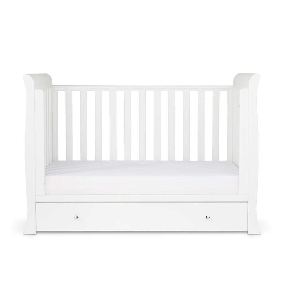 Ickle Bubba Snowdon 4 in 1 Mini 3 Piece Room Set with Mattress, White