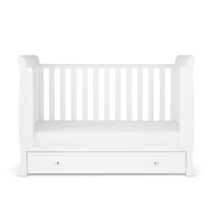 Ickle Bubba Snowdon 4 in 1 Mini Cot Bed, White