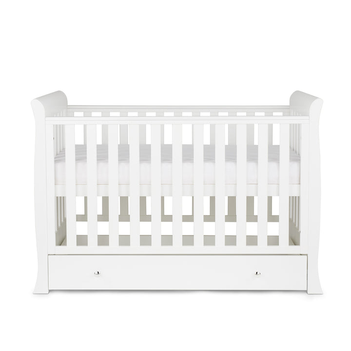Ickle Bubba Snowdon 4 in 1 Mini 3 Piece Room Set with Mattress, White