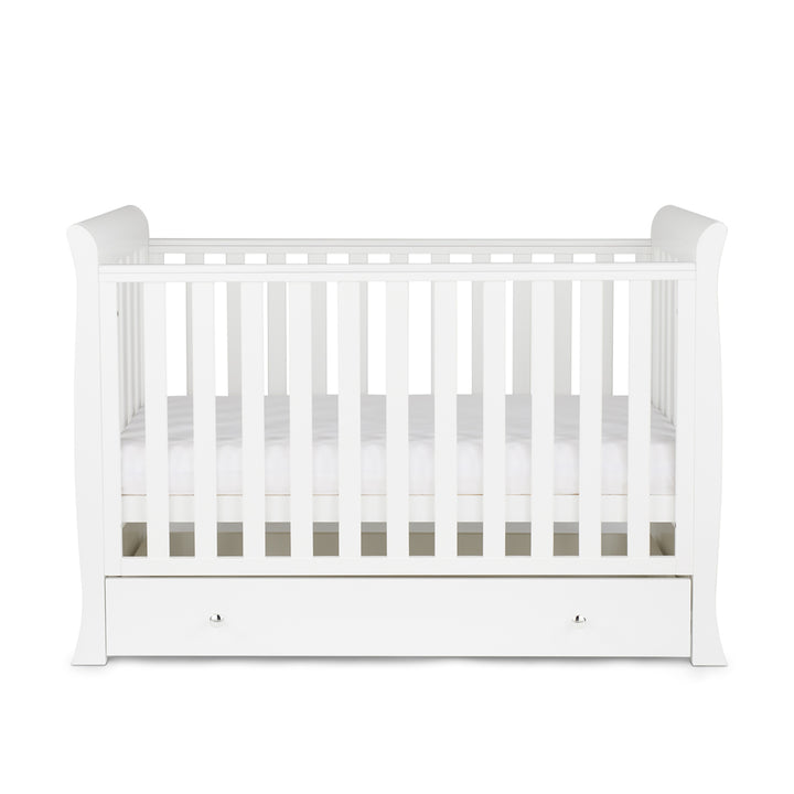 Ickle Bubba Snowdon 4 in 1 Mini Cot Bed, White