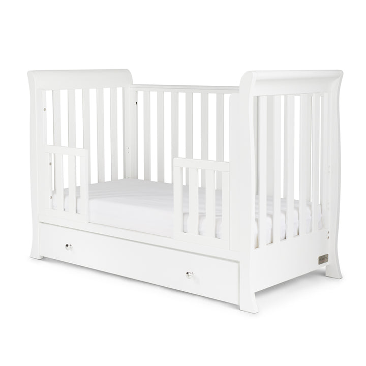 Ickle Bubba Snowdon 4 in 1 Mini 3 Piece Room Set with Mattress, White