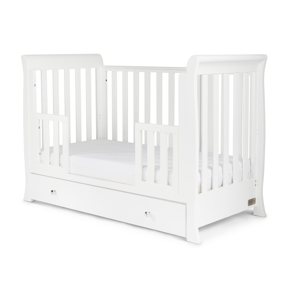 Ickle Bubba Snowdon 4 in 1 Mini 2 Piece Room Set with Mattress, White