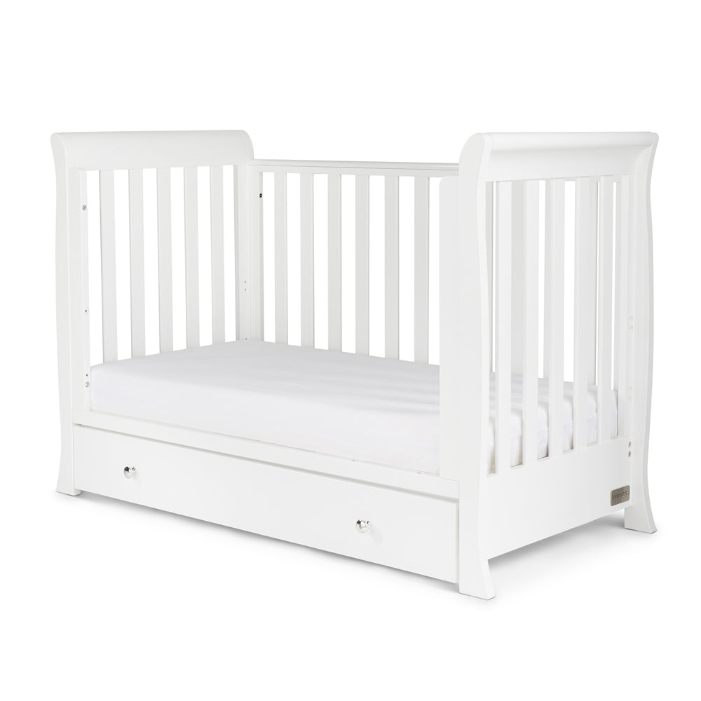 Ickle Bubba Snowdon 4 in 1 Mini 3 Piece Room Set with Mattress, White