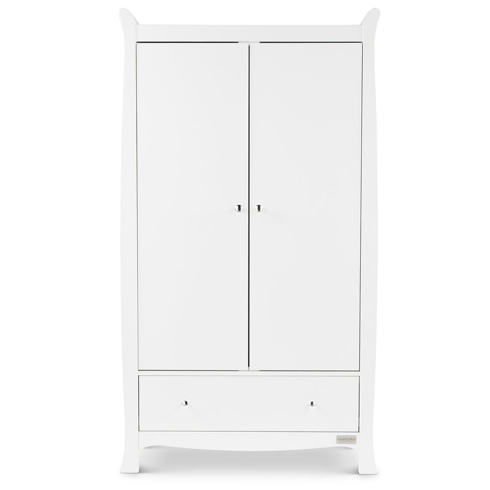 Ickle Bubba Snowdon Classic Sleigh 3 Piece Room Set with Mattress, White