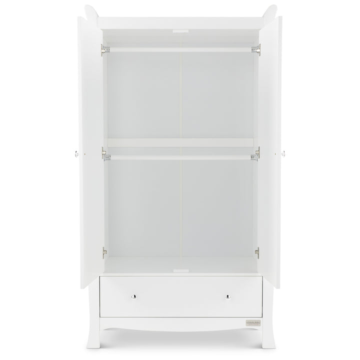 Ickle Bubba Snowdon Classic Sleigh 3 Piece Room Set with Mattress, White