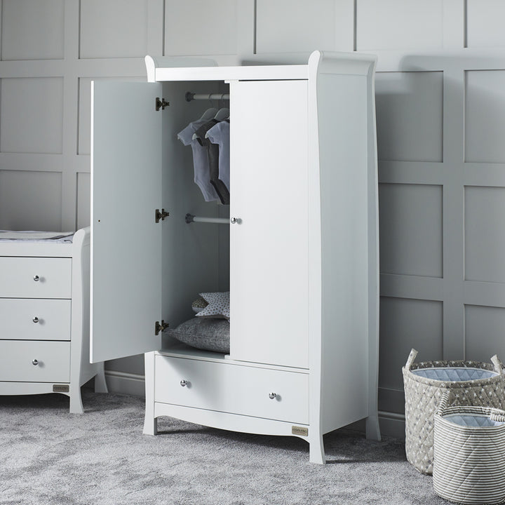 Ickle Bubba Snowdon 4 in 1 Mini 3 Piece Room Set with Mattress, White