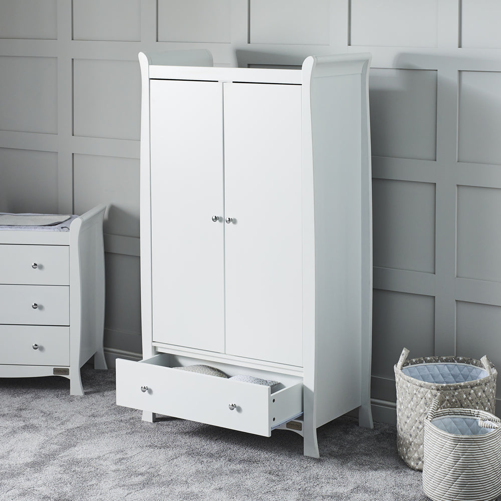 Ickle Bubba Snowdon 4 in 1 Mini 3 Piece Room Set with Mattress, White