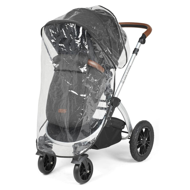 Ickle Bubba Stomp Luxe i-Size Cirrus Travel System & Home 14 Piece Bundle, Charcoal Grey/Silver