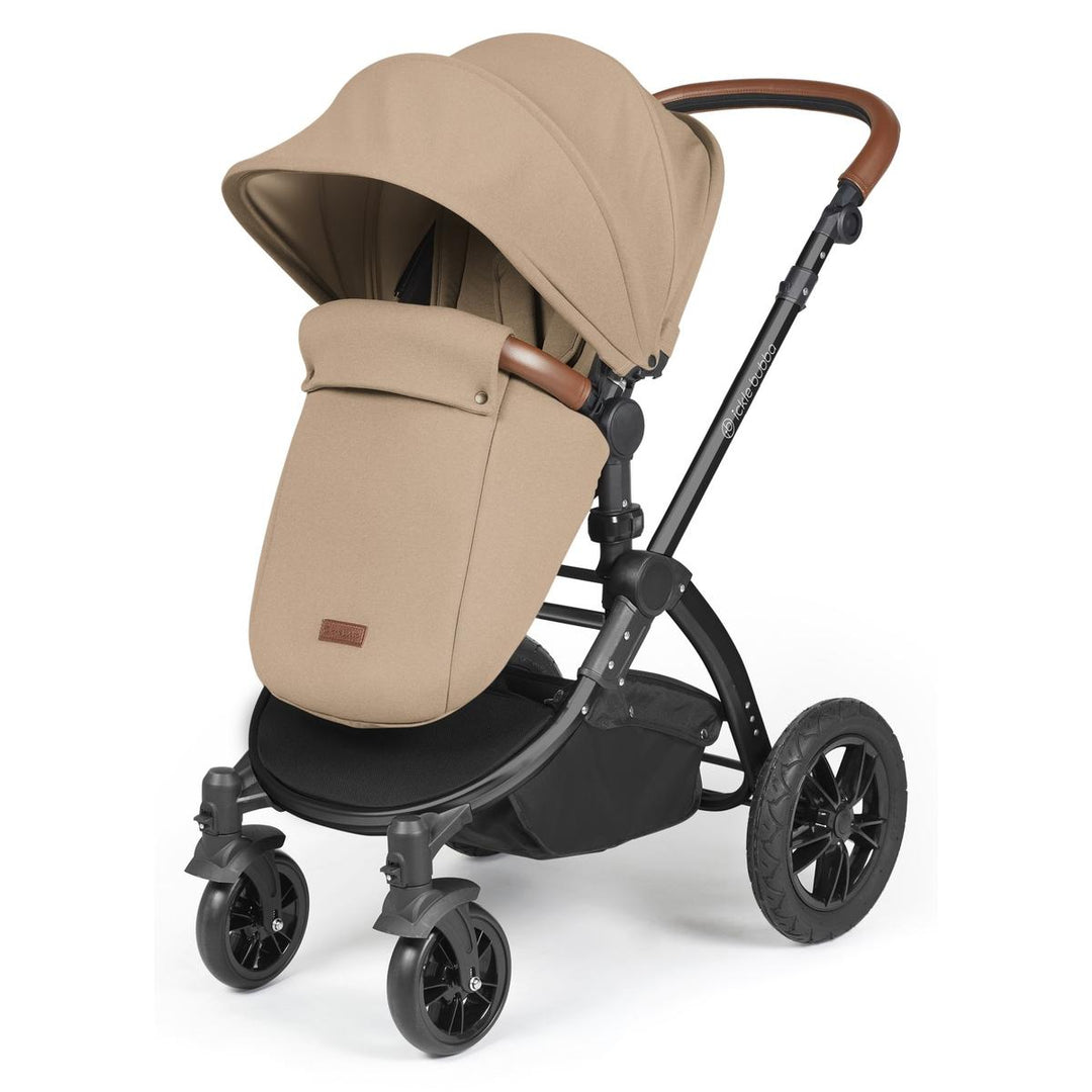 Ickle Bubba Stomp Luxe i-Size Cirrus Travel System & Home 14 Piece Bundle, Desert/Black