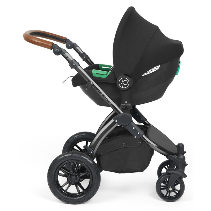 Ickle Bubba Stomp Luxe i-Size Cirrus Travel System & Home 14 Piece Bundle, Desert/Black