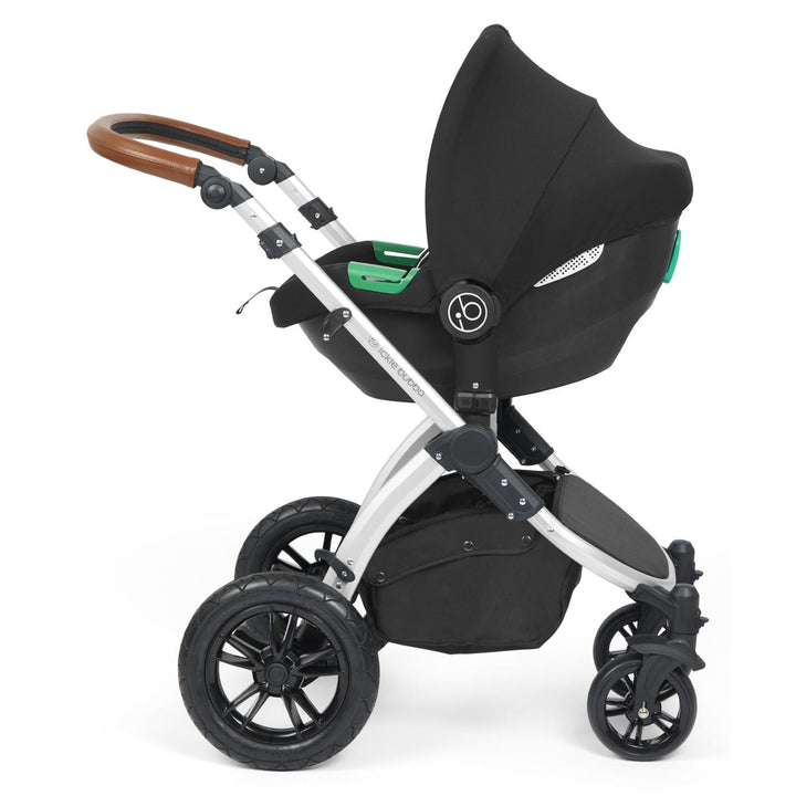 Ickle Bubba Stomp Luxe i-Size Cirrus Travel System & Home 14 Piece Bundle, Desert/Silver