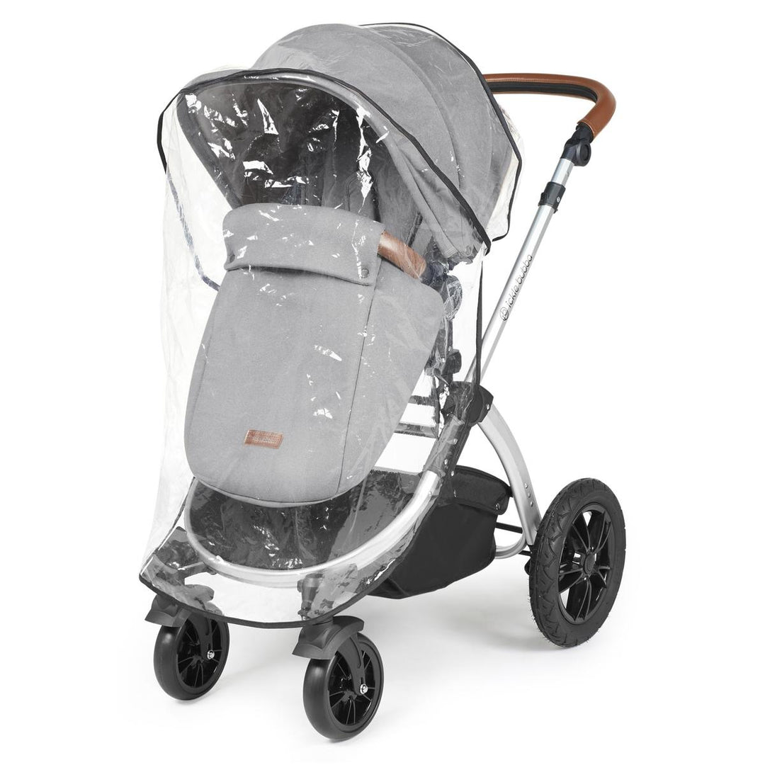 Ickle Bubba Stomp Luxe i-Size Cirrus Travel System & Home 14 Piece Bundle, Pearl Grey/Silver