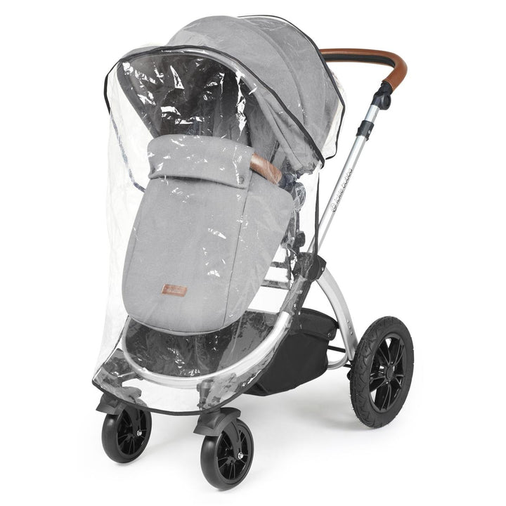 Ickle Bubba Stomp Luxe i-Size Cirrus Travel System & Home 14 Piece Bundle, Pearl Grey/Silver