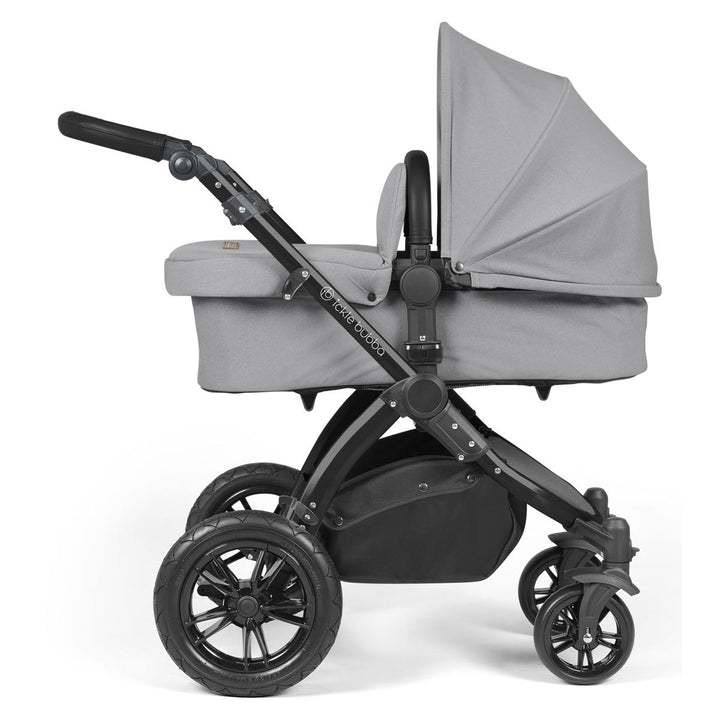 Ickle Bubba Stomp Luxe All in One Cirrus i-Size Travel System Bundle, Pearl Grey / Black