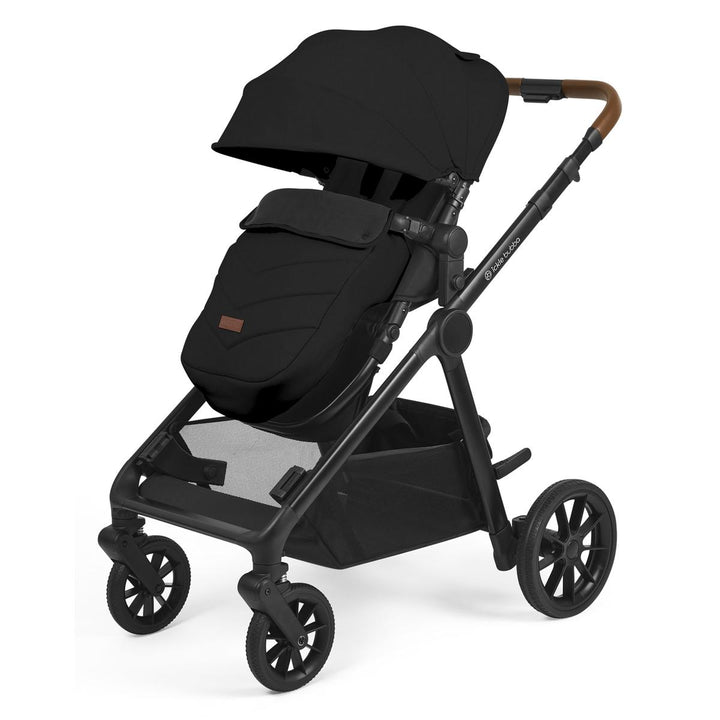 Ickle Bubba Virgo Growing Family 11 Piece Pram, Black