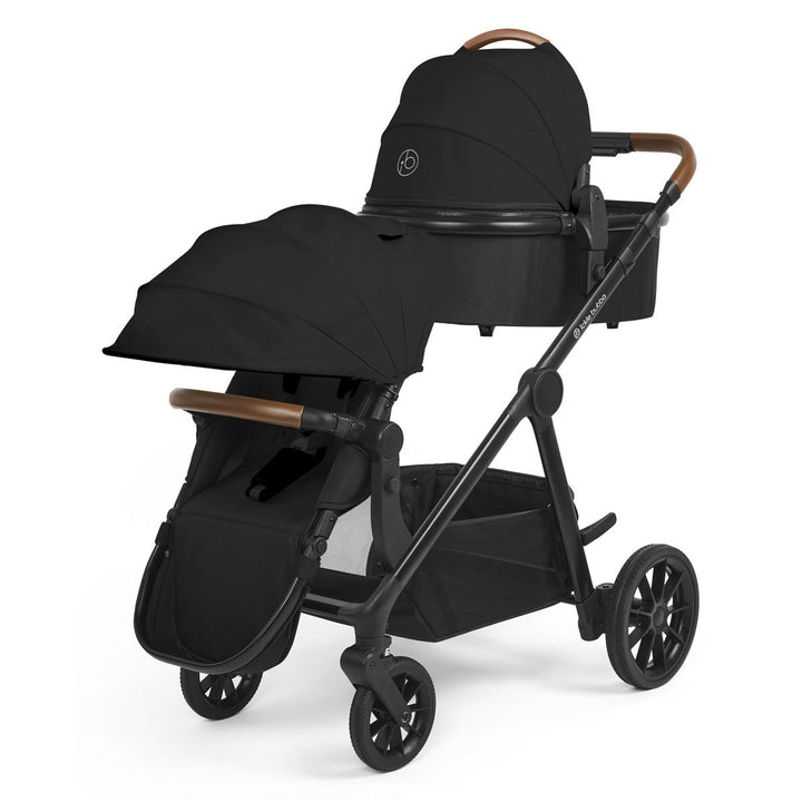 Ickle Bubba Virgo Growing Family 11 Piece Pram, Black