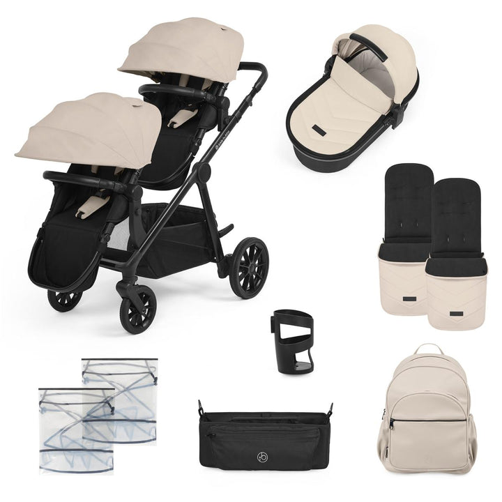 Ickle Bubba Virgo Growing Family 11 Piece Pram, Stone
