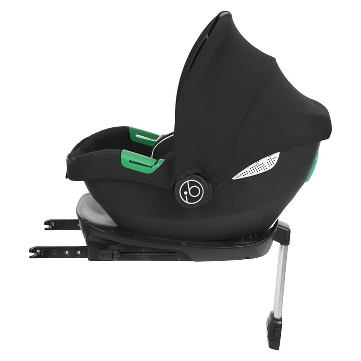 Ickle Bubba Virgo Growing Family 14 Piece Travel System with i-Size Cirrus Car Seat + Isofix Base, Black