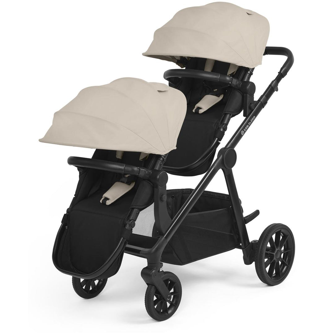 Ickle Bubba Virgo Growing Family 14 Piece Travel System with i-Size Cirrus Car Seat + Isofix Base, Stone
