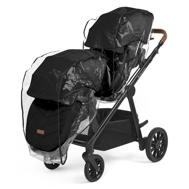 Ickle Bubba Virgo Twin 12 Piece Pram Bundle, Black