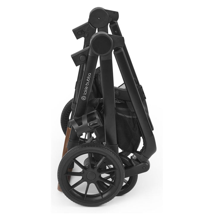 Ickle Bubba Virgo Twin 12 Piece Pram Bundle, Black