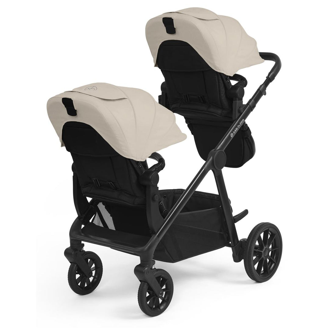Ickle Bubba Virgo Twin 12 Piece Pram Bundle, Stone