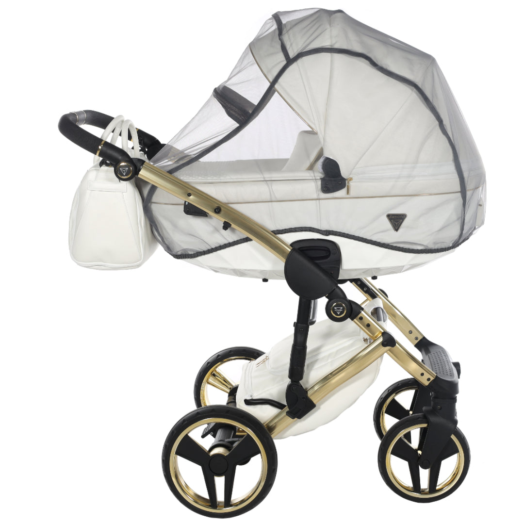 Junama Fluo Individual 4 in 1 Isofix Travel System, White Gold