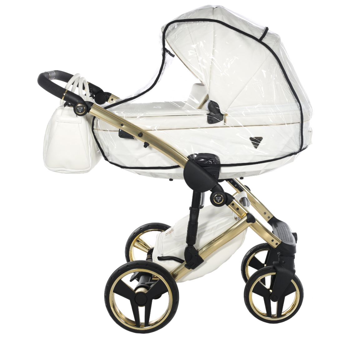 Junama Fluo Individual 4 in 1 Isofix Travel System, White Gold