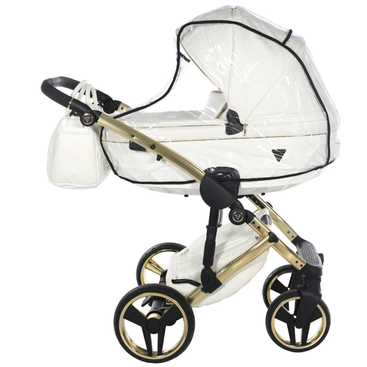 Junama Fluo Individual 4 in 1 Isofix Travel System, White Gold