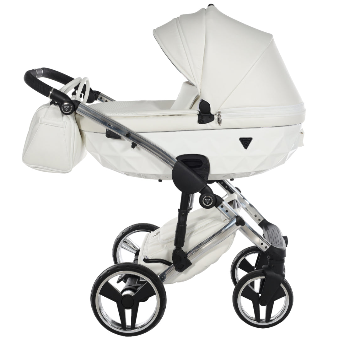 Junama Fluo Individual 4 in 1 Isofix Travel System, White Silver
