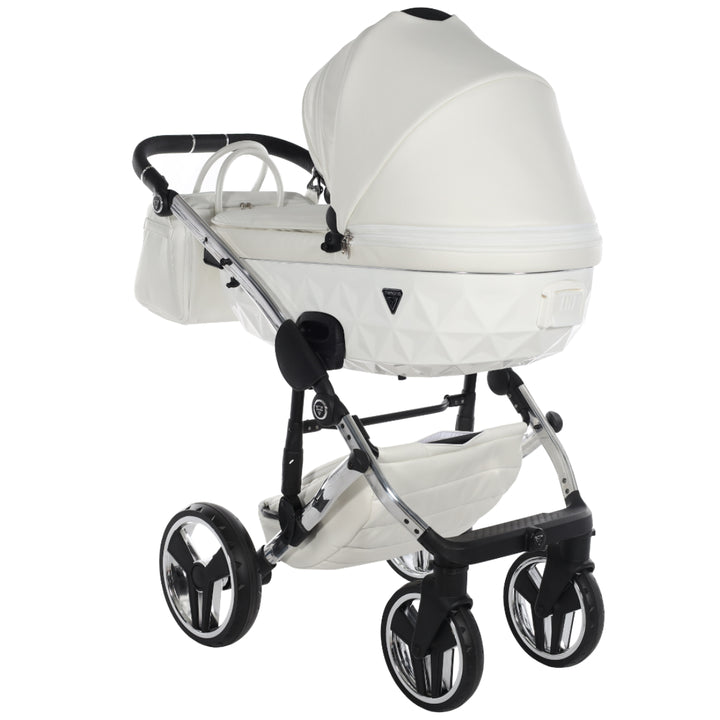 Junama Fluo Individual 4 in 1 Isofix Travel System, White Silver