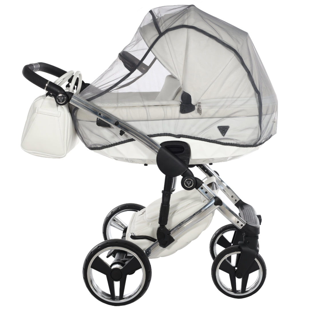 Junama Fluo Individual 3 in 1 Travel System, White Silver