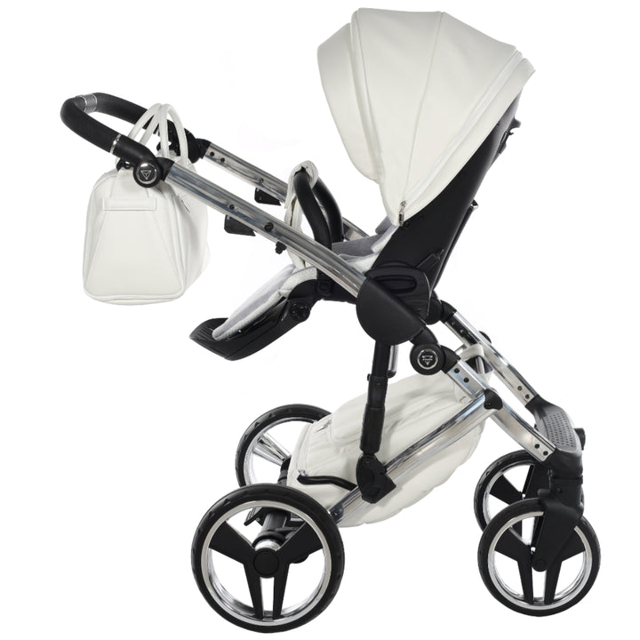 Junama Fluo Individual 4 in 1 Isofix Travel System, White Silver