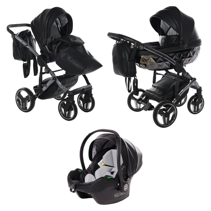 Junama Handcraft 3 in 1 Travel System, Black
