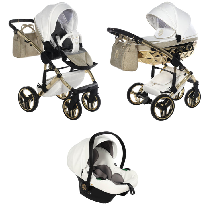 Junama Handcraft Glitter 3 in 1 Travel System, Gold