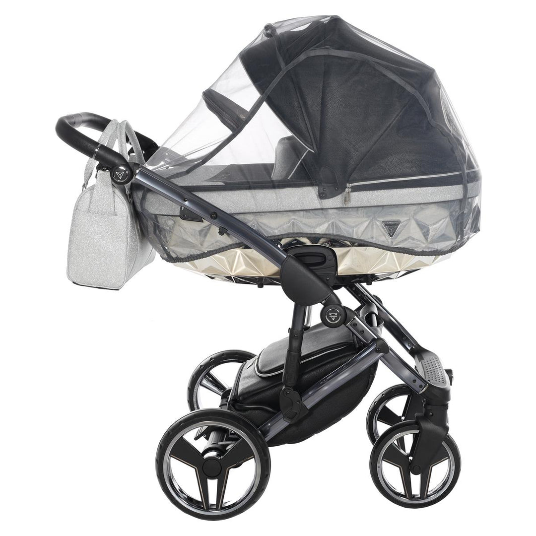 Junama Handcraft Glitter 3 in 1 Travel System, Black