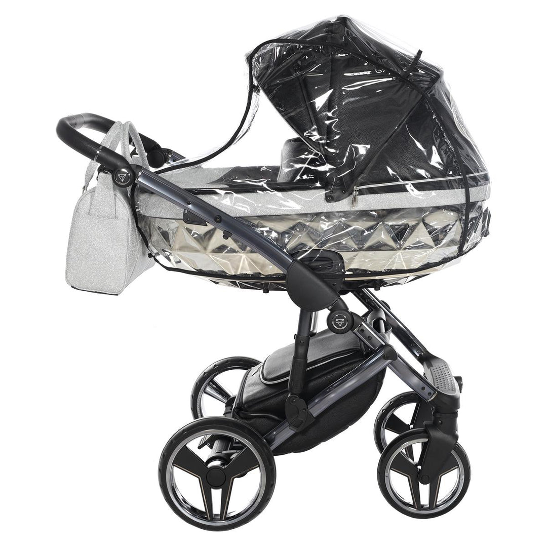 Junama Handcraft Glitter 3 in 1 Travel System, Black