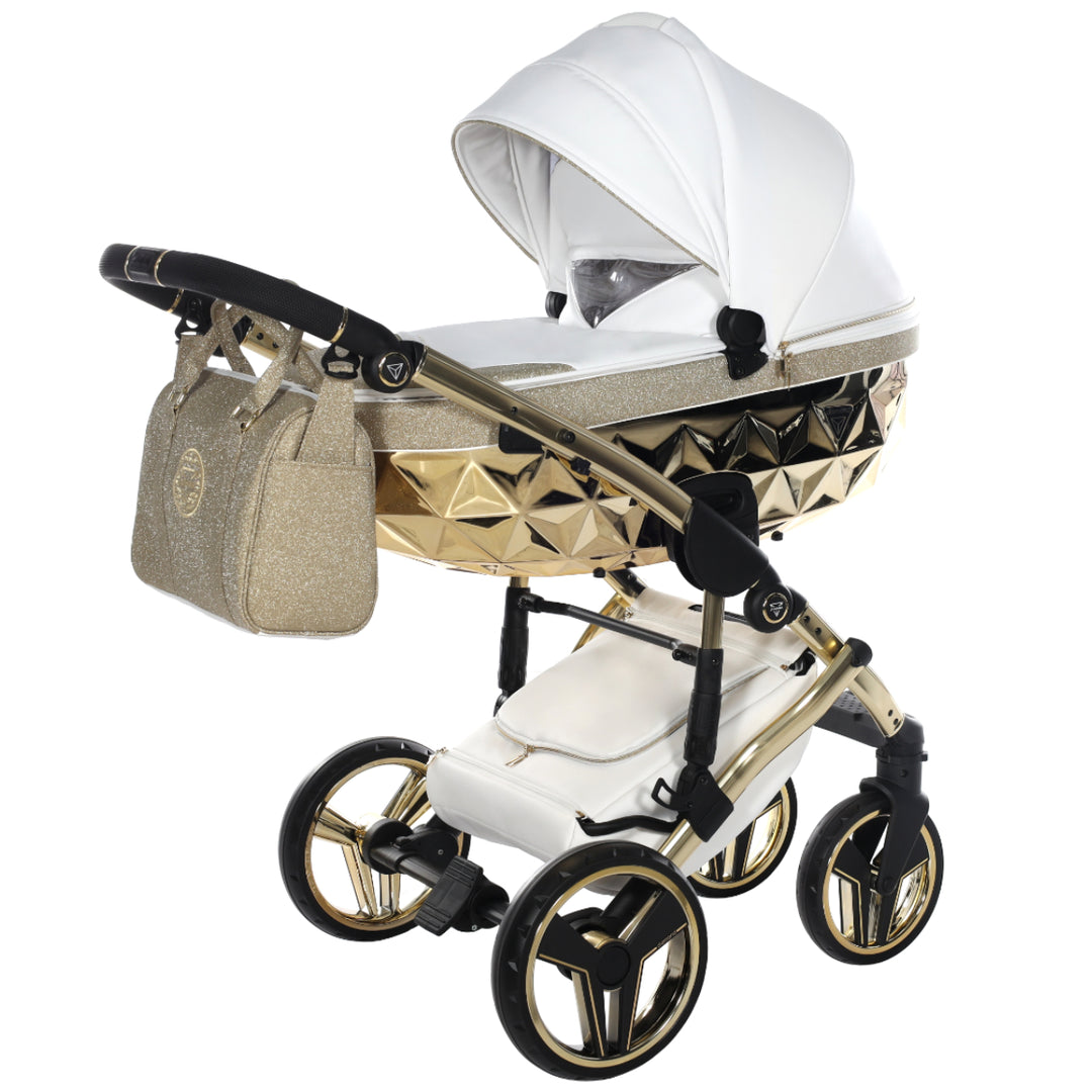 Junama Handcraft Glitter 3 in 1 Travel System, Gold