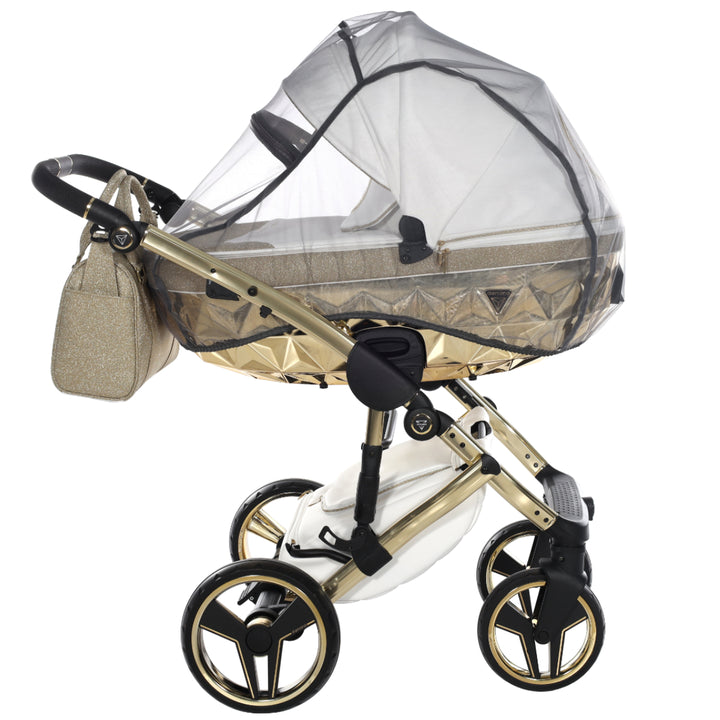 Junama Handcraft Glitter 4 in 1 Isofix Travel System, Gold